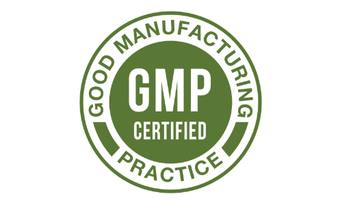 Synaptigen FDA registered facility manufacturing compliance quality assurance stamp teal circular trust badge seal.